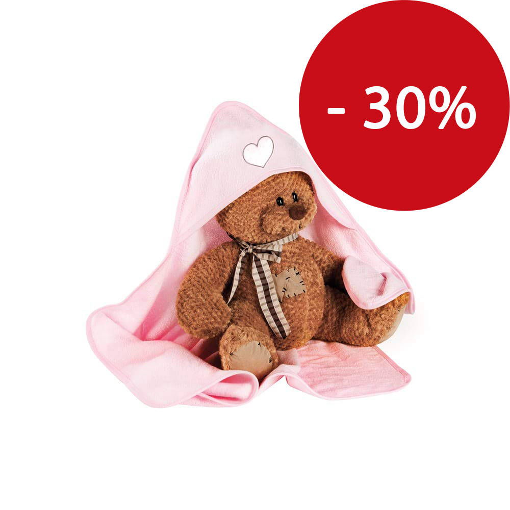 KOKO Albero Mio Badetuch Kapuzentuch rosa KOKO Albero Mio Badetuch Kapuzentuch rosa