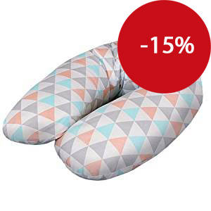Ceba baby Stillkissen Schwangerschaftskissen Lagerungskissen Multifunktionales Kissen Dreiecke apricot Ceba baby Stillkissen Schwangerschaftskissen Lagerungskissen Multifunktionales Kissen Dreiecke apricot
