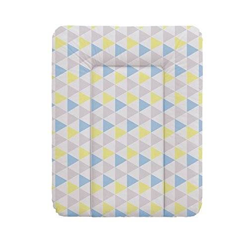 Ceba baby Wickelauflage | Wickeltischauflage | 70 x 50 cm | Design: Dreiecke blau Ceba baby Wickelauflage | Wickeltischauflage | 70 x 50 cm | Design: Dreiecke blau